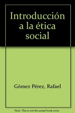 portada Introduccion a la etica social (in Spanish)