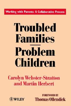portada troubled families-problem children: working with parents: a collaborative process (in English)