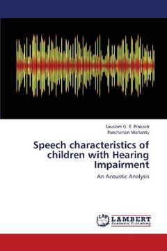 portada Speech Characteristics of Children with Hearing Impairment