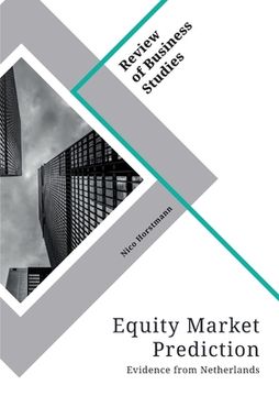portada Equity Market Prediction. Evidence from Netherlands (en Inglés)
