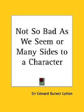 portada not so bad as we seem or many sides to a character (en Inglés)