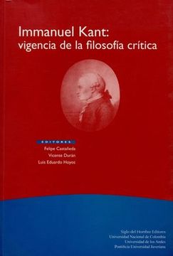 portada Immanuel Kant. Vigencia de la Filosofia Critica (in Spanish)