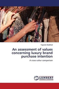 portada An assessment of values concerning luxury brand purchase intention