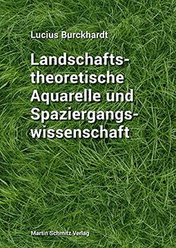 portada Landschaftstheoretische Aquarelle und Spaziergangswissenschaft (en Alemán)