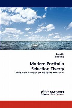 portada modern portfolio selection theory (en Inglés)