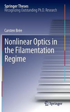 portada nonlinear optics in the filamentation regime (en Inglés)