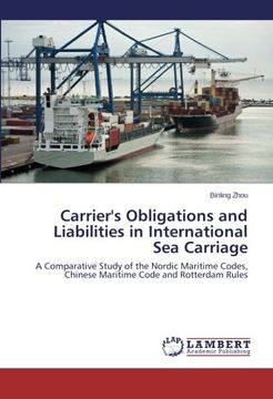 portada Carrier's Obligations and Liabilities in International Sea Carriage