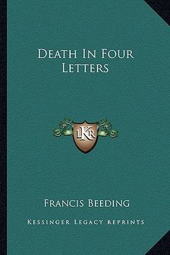 death in four letters (en Inglés)