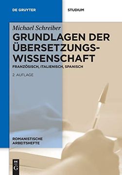 portada Grundlagen der Ubersetzungswissenschaft: Franzosisch, Italienisch, Spanisch (en Alemán)
