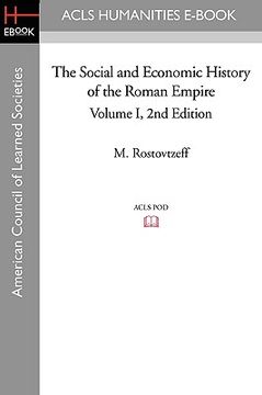portada the social and economic history of the roman empire volume i 2nd edition