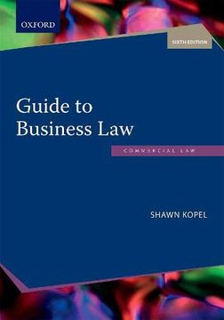portada Guide to Business law (en Inglés)