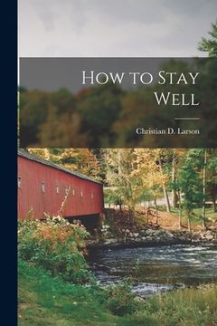 portada How to Stay Well