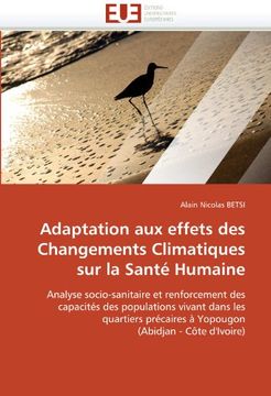 portada Adaptation Aux Effets Des Changements Climatiques Sur La Sante Humaine