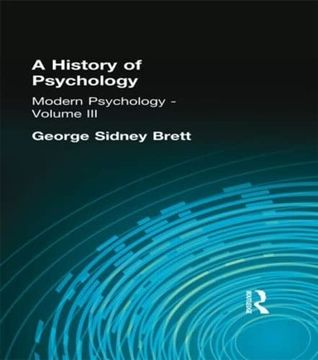 portada A History of Psychology: Modern Psychology Volume iii (Muirhead Library of Philosophy)