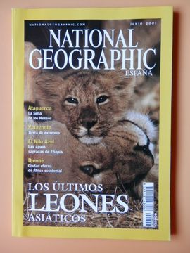 Libro National Geographic España. Los últimos leones asiáticos. Vol. 8.  Núm. 6, Varios Autores, ISBN 48137375. Comprar en Buscalibre