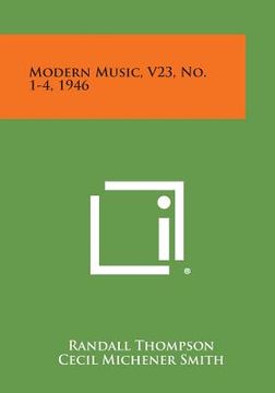 portada Modern Music, V23, No. 1-4, 1946 (in English)