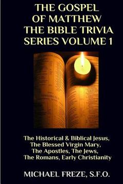 portada The Gospel Of Matthew The Bible Trivia Series: Volume 1: Volume 2 (en Inglés)