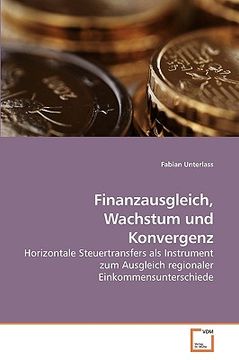 portada finanzausgleich, wachstum und konvergenz (en Inglés)