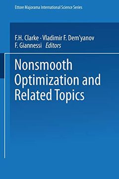 portada Nonsmooth Optimization and Related Topics (Ettore Majorana International Science Series): 43 (en Inglés)