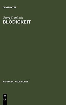 portada Blödigkeit (Hermaea. Neue Folge) 