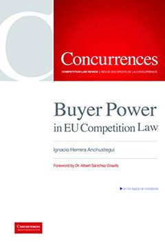 portada Buyer Power in eu Competition law (en Inglés)