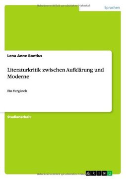 portada Literaturkritik zwischen Aufklärung und Moderne (German Edition)