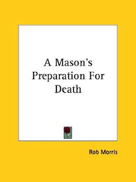 portada a mason's preparation for death (en Inglés)