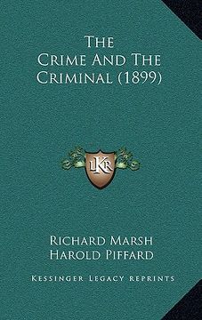 portada the crime and the criminal (1899) (in English)