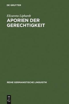 portada Aporien der Gerechtigkeit (in German)