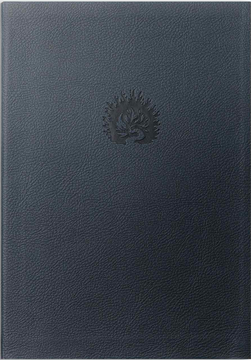 portada La Biblia De Estudio de La Reforma, Símil Piel, Azul Marino, Lbla