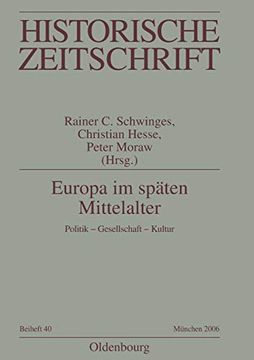 portada Europa im Späten Mittelalter (Historische Zeitschrift (en Alemán)