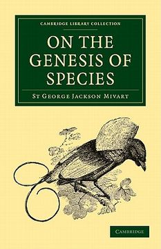 portada On the Genesis of Species Paperback (Cambridge Library Collection - Darwin, Evolution and Genetics) 