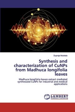 portada Synthesis and characterization of CuNPs from Madhuca longifolia leaves (en Inglés)