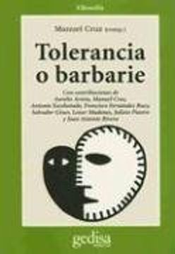 portada Tolerancia O Barbarie (in Spanish)