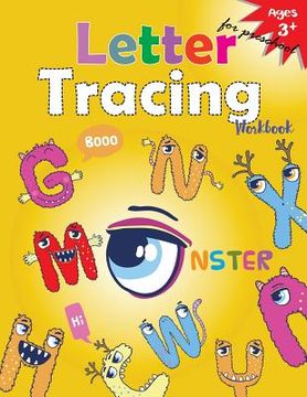 portada Letter Tracing Workbook (Monster): Kindergarten Tracing Workbook