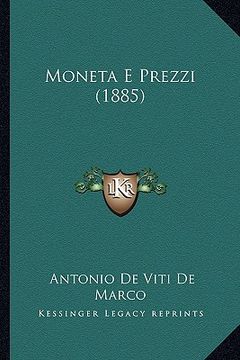 portada Moneta E Prezzi (1885) (en Italiano)