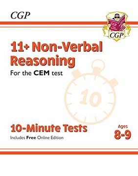 portada New 11+ cem 10-Minute Tests: Non-Verbal Reasoning - Ages 8-9 (en Inglés)