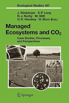 portada managed ecosystems and co2: case studies, processes, and perspectives (en Inglés)