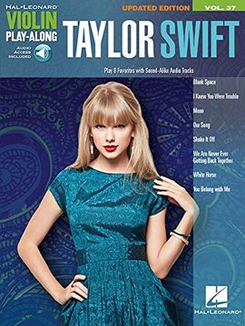 portada Taylor Swift - Updated Edition: Violin Play-Along Volume 37 (en Inglés)