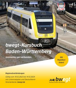 portada Bwegt-Kursbuch Baden-Württemberg 2024 (en Alemán)