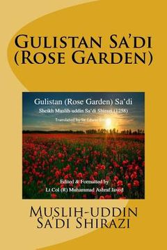 portada Gulistan Sa'di: Rose Garden of Sa'di