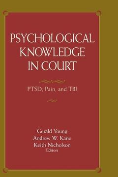 portada psychological knowledge in court: ptsd, pain, and tbi (en Inglés)