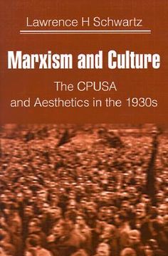 portada marxism and culture: the cpusa and aesthetics in the 1930s (in English)