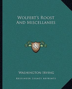 portada wolfert's roost and miscellanies (en Inglés)