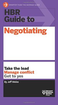 portada Hbr Guide to Negotiating (Hbr Guide Series) 