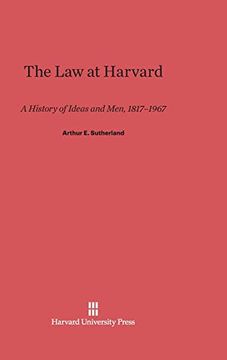 portada The law at Harvard (in English)
