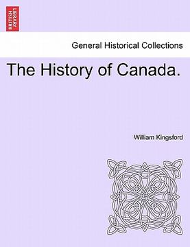 portada the history of canada. (in English)