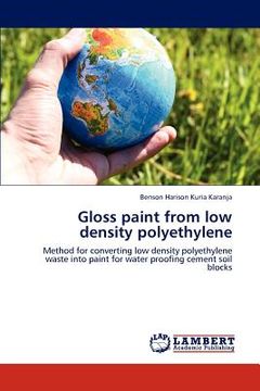 portada gloss paint from low density polyethylene (en Inglés)