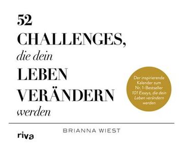 portada 52 Challenges, die Dein Leben Verändern Werden (en Alemán)