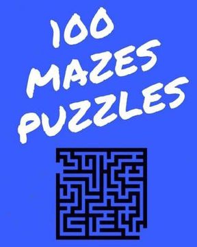 portada 100 Mazes Puzzles (en Inglés)
